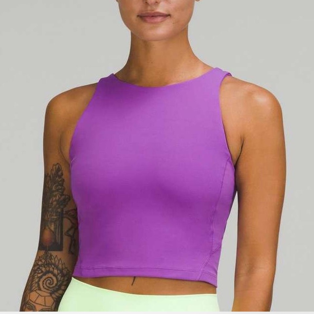 Purple lululemon Align High-Neck Tank Top